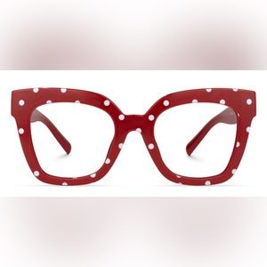 Malcolm Red-Dot Eyeglasses (Medium 50-45-136)